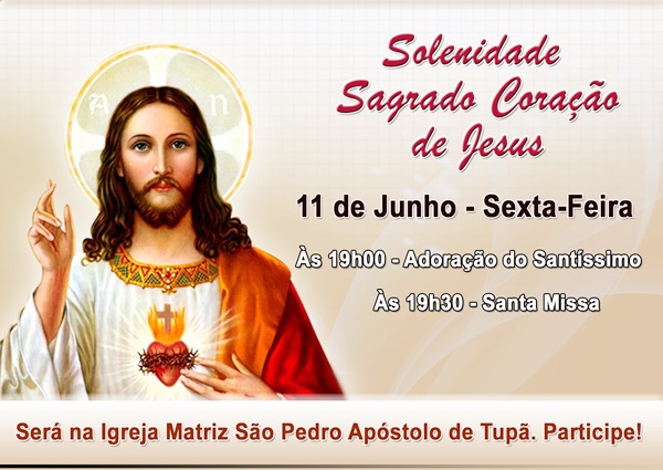 Comunidade promove festa em honra ao Sagrado Corao de Jesus